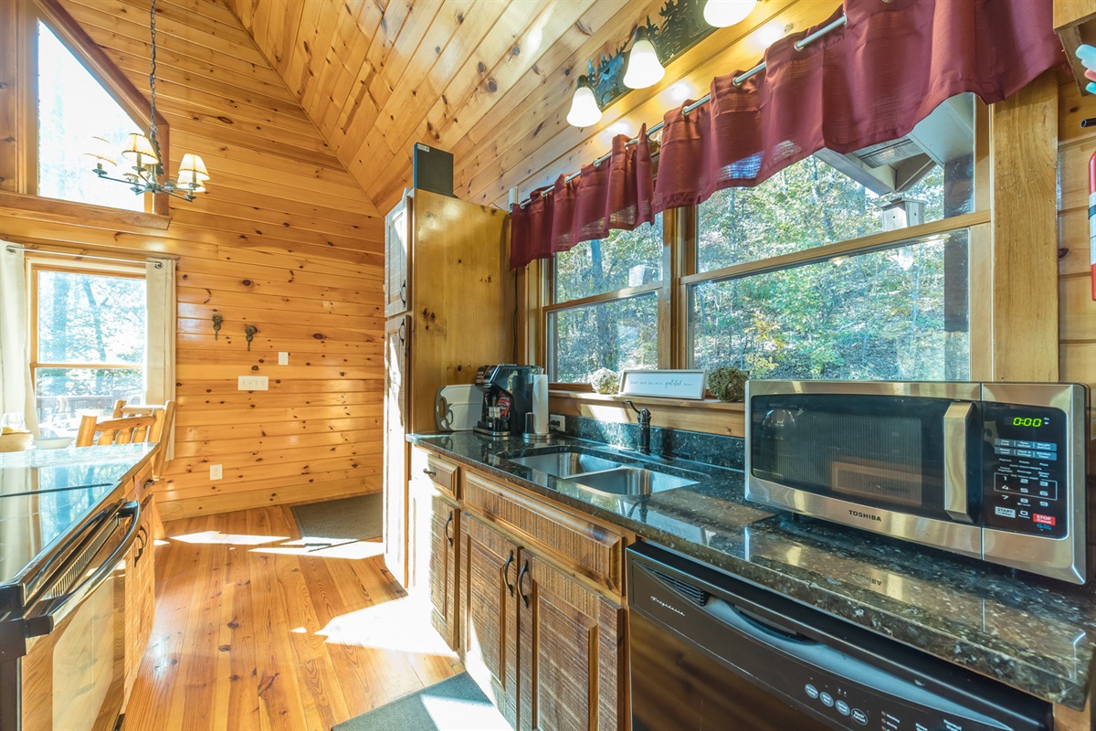 Lots of Natural Light in Living Spaces