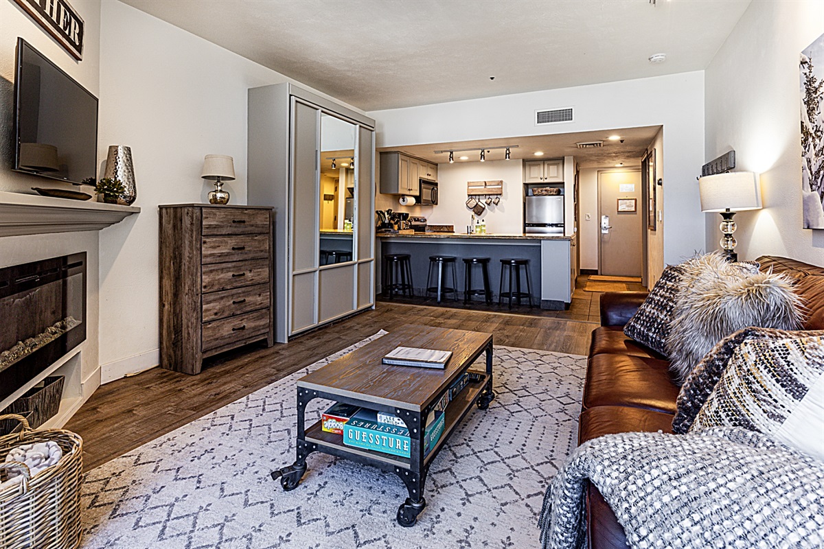 Murphy bed folds up and down with ease