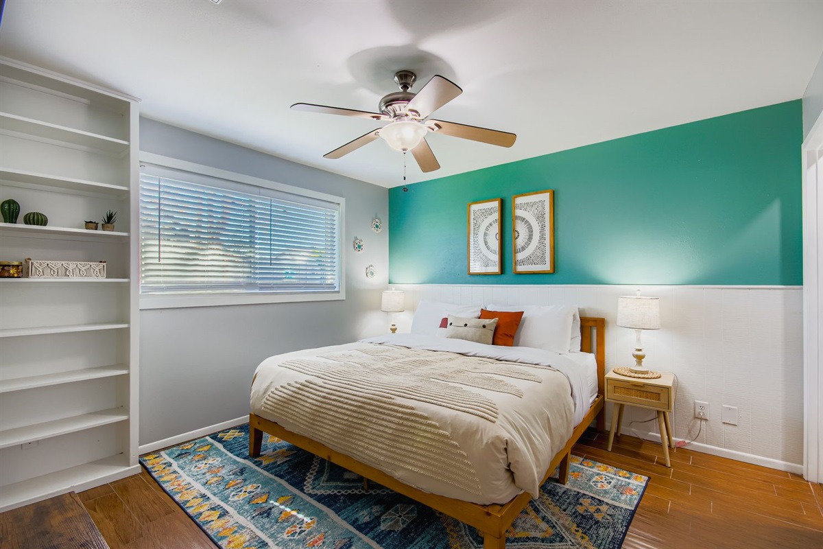 Bedroom 2 with King Bed and Ensuite Bathroom