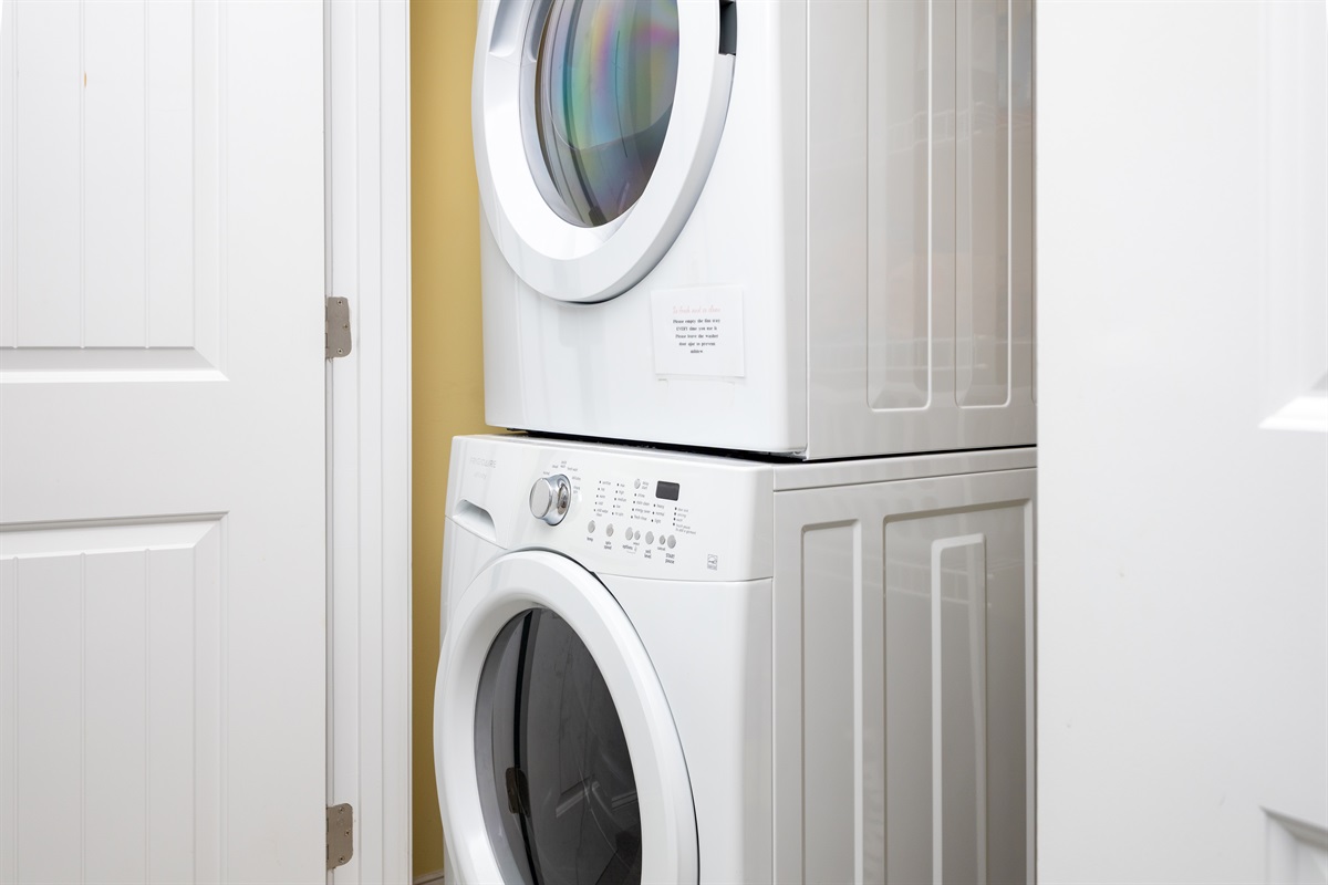 in-unit washer and dryer