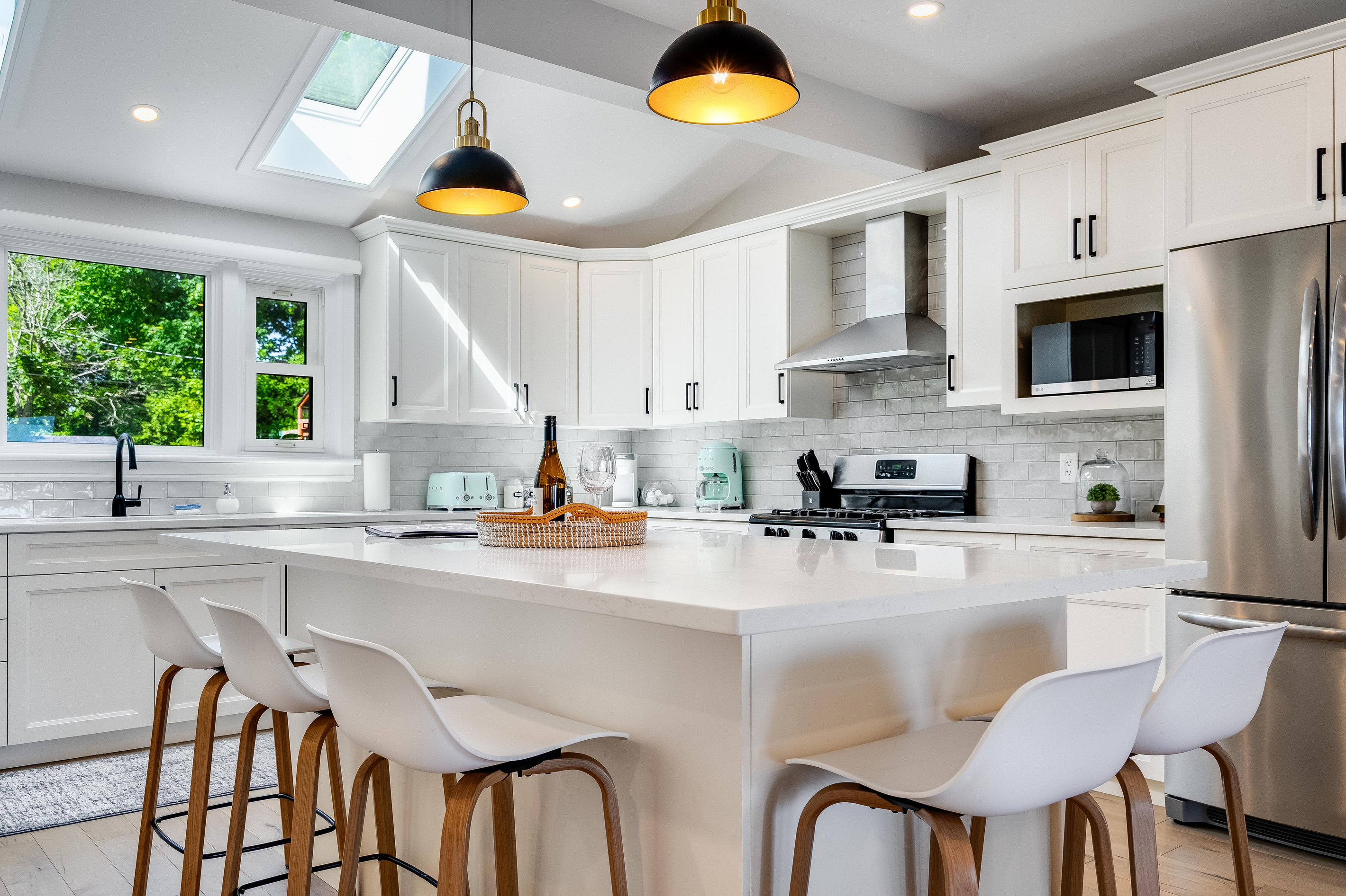 Cook in a kitchen built for gathering. 