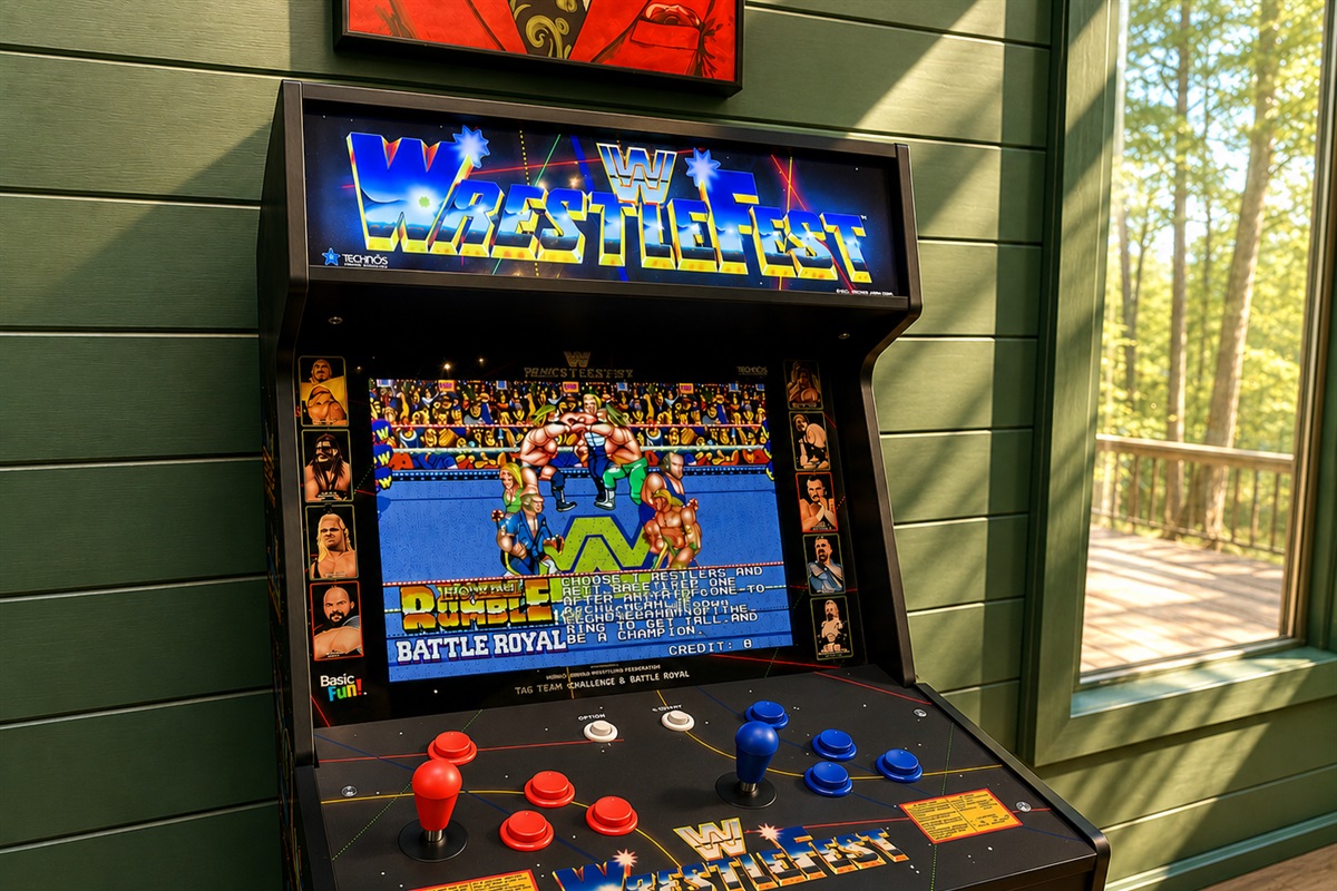 Game Room: Unleash your inner champion with this retro arcade experience!