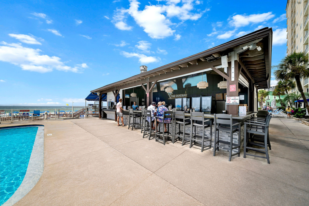 Cold soda, beer and delicious food poolside are exactly what makes this vacation spectacular!