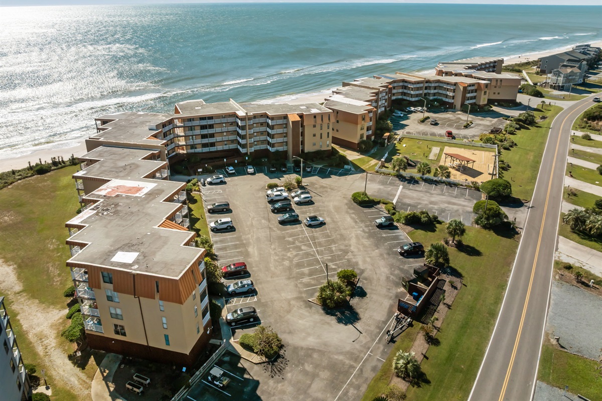 The community offers generous parking spaces!