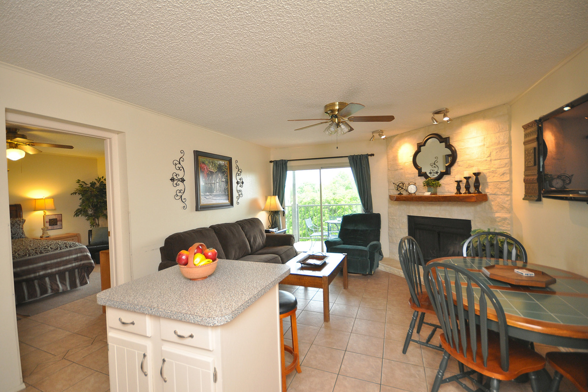 Great view from living area.