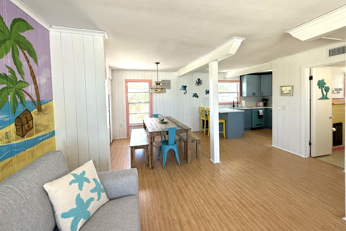 Living Room toward Dining & Kitchen Areas