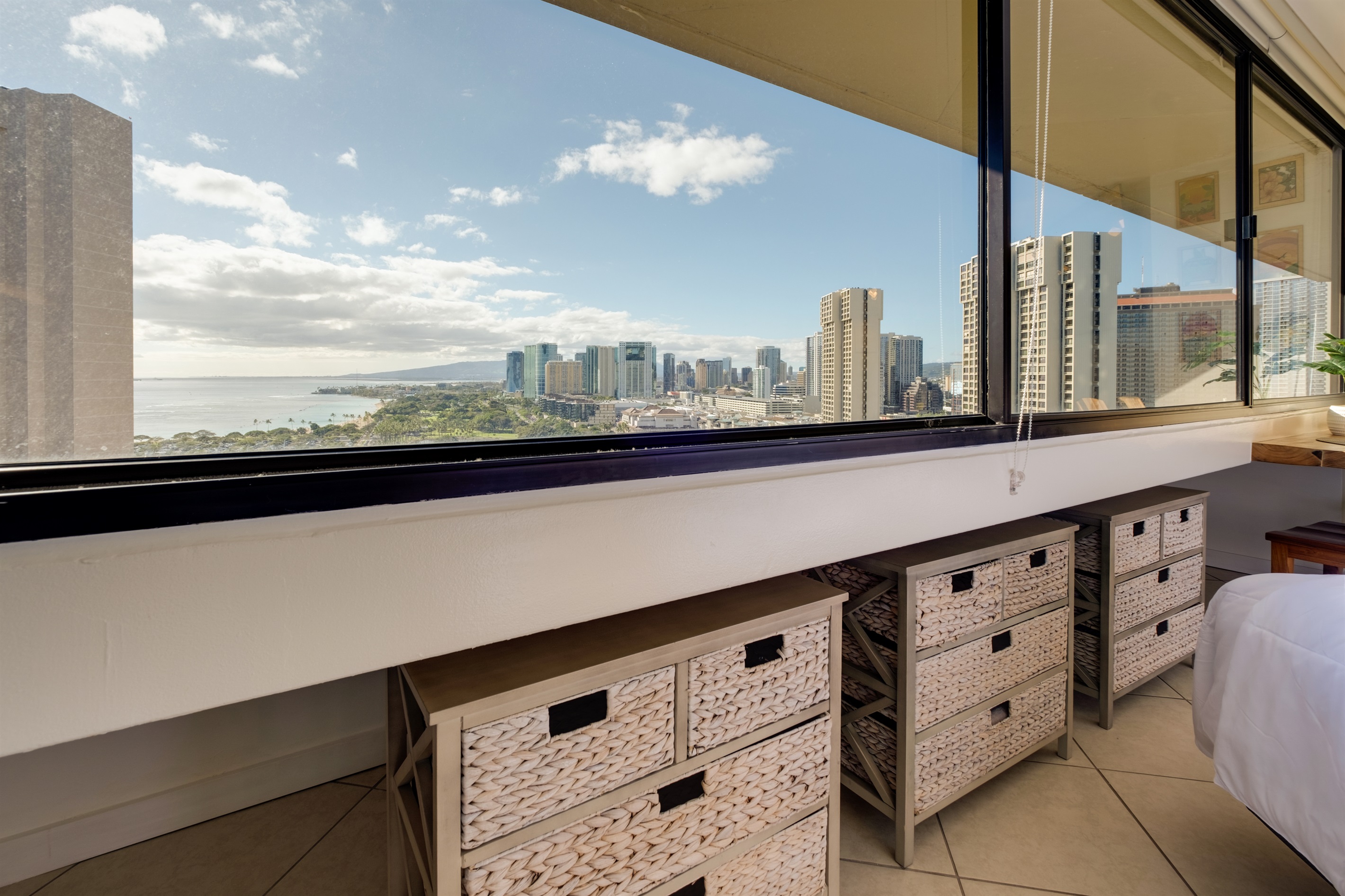 Wake up to sweeping skyline and ocean views in the heart of Waikiki — where comfort meets breathtaking scenery right from your window.