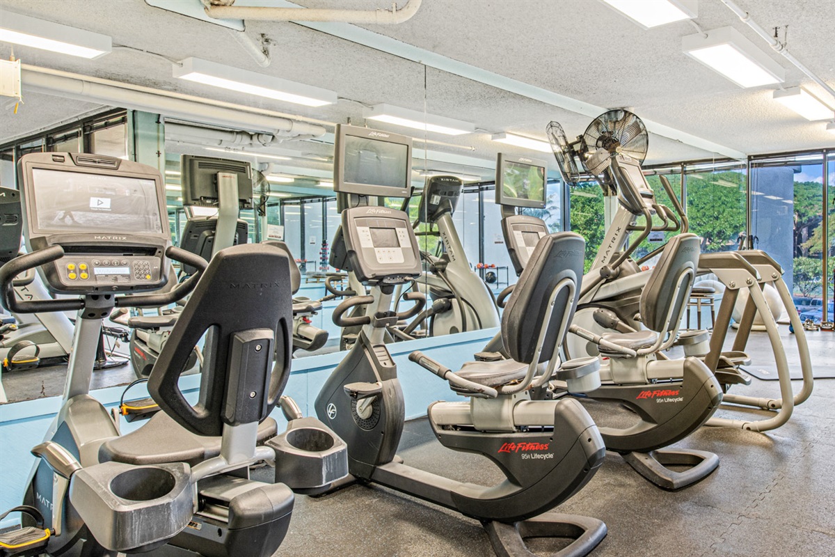 Cardio fitness area