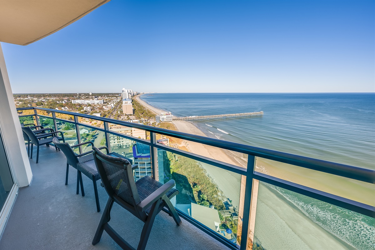 Breathtaking Views from Balcony!