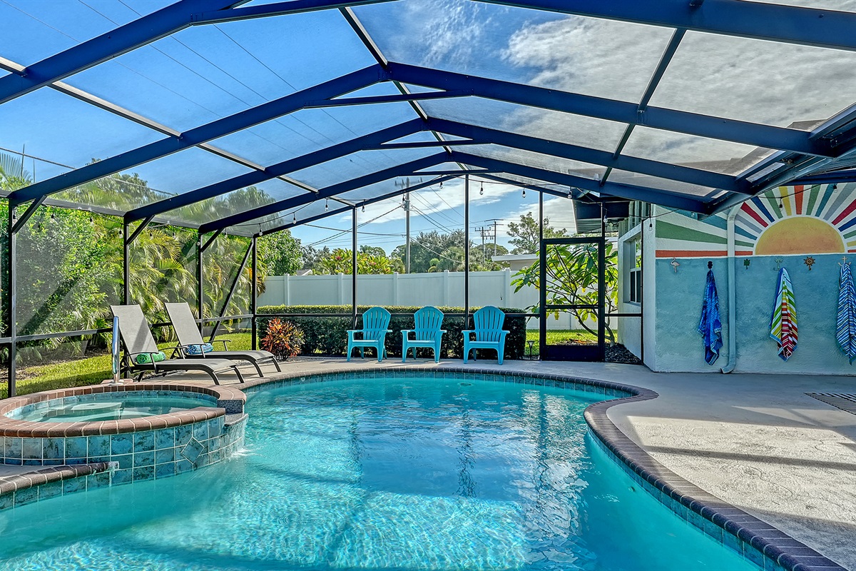 Paradise found- and it has a pool view