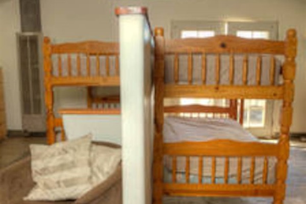 7 bunk beds with real mattresses