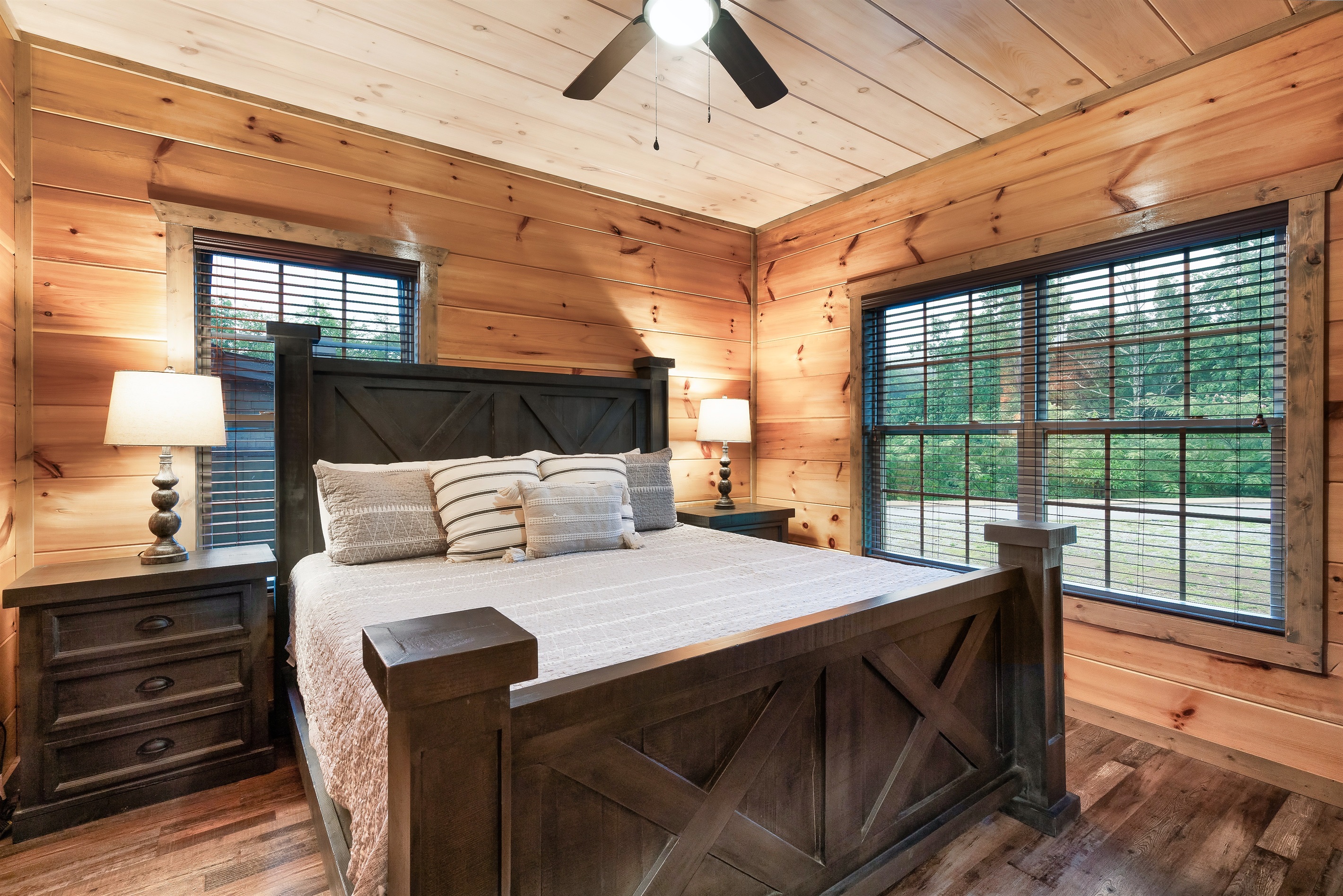 King bed on the main floor!