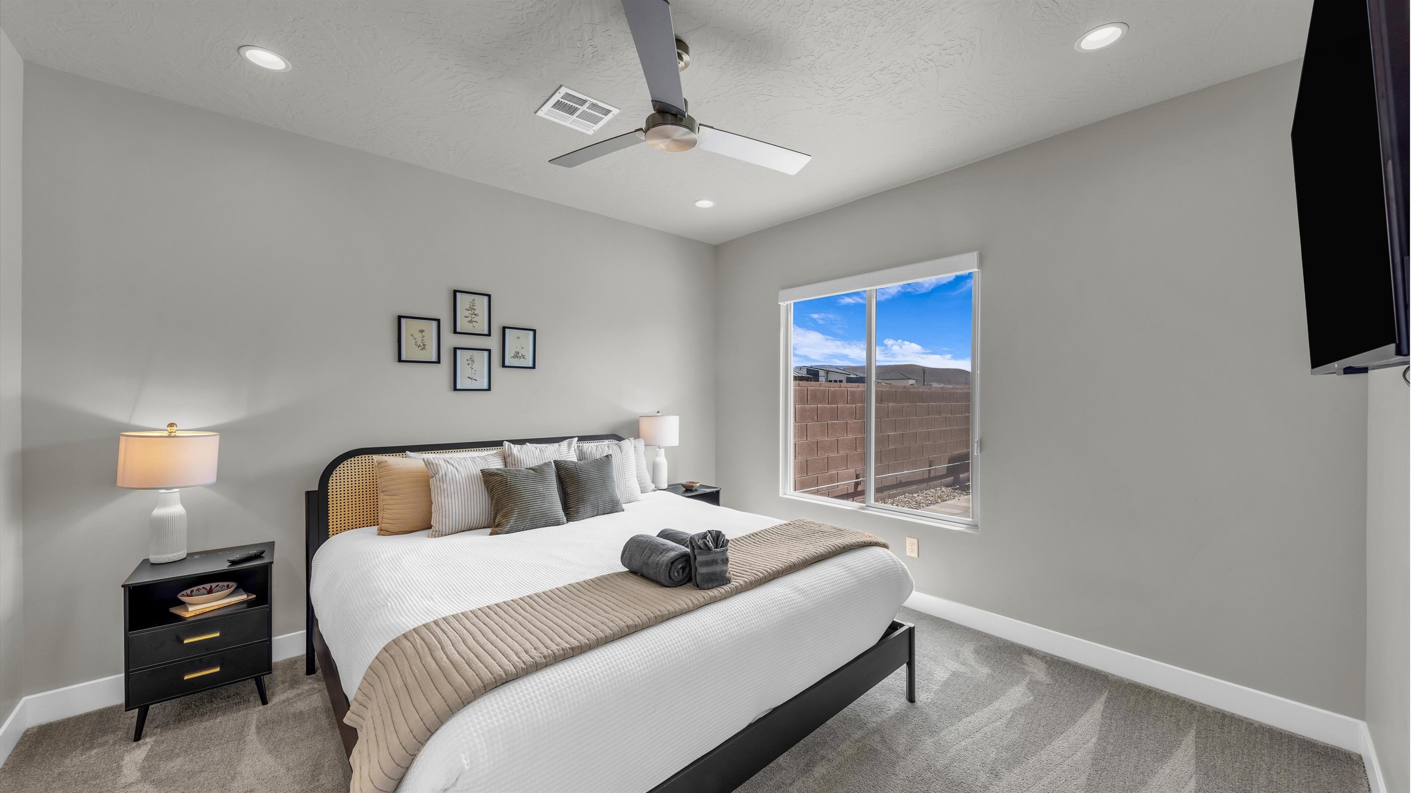 Second King Bedroom - Bright & Airy