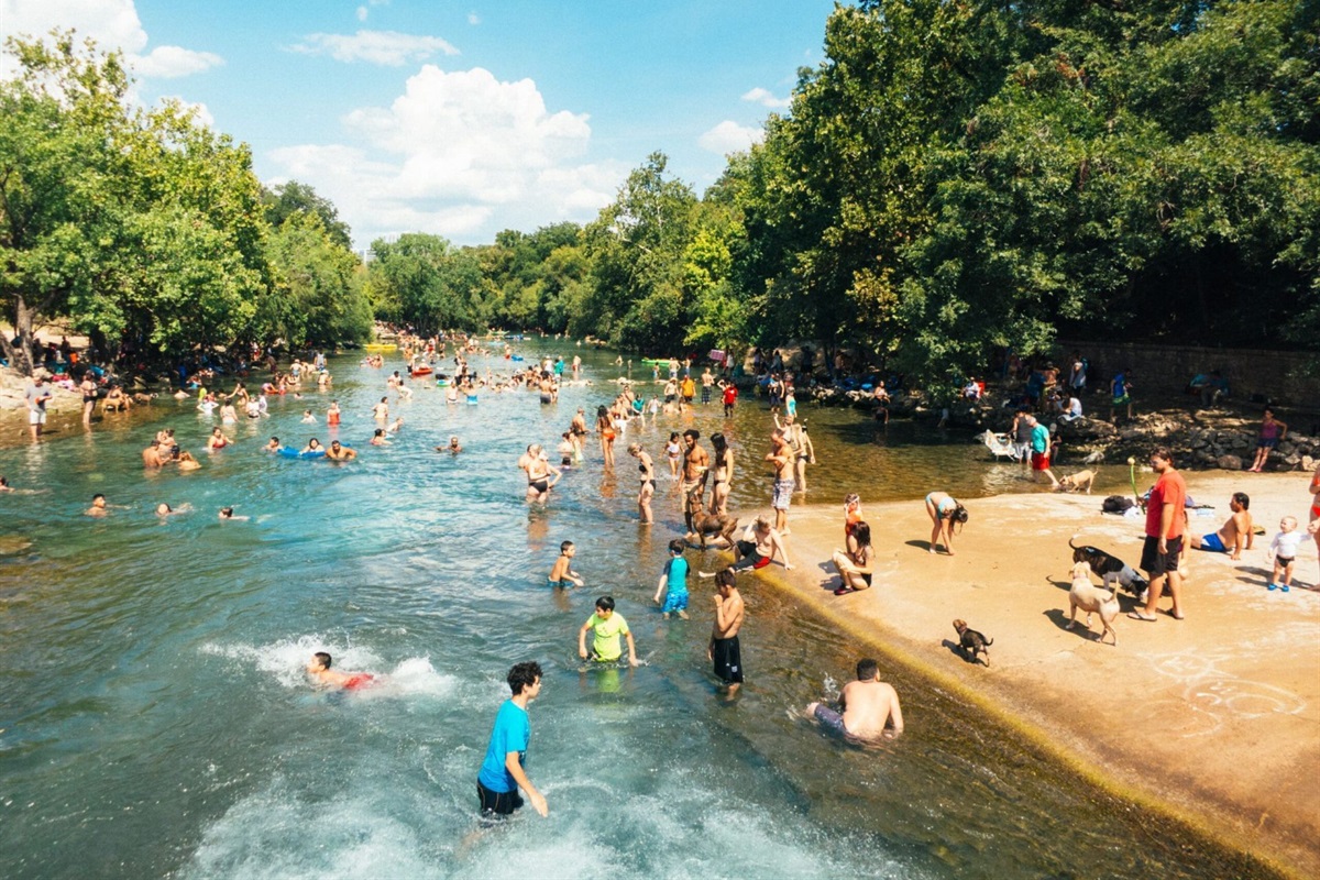 barton springs pool is mins away perfect for summer vacation
