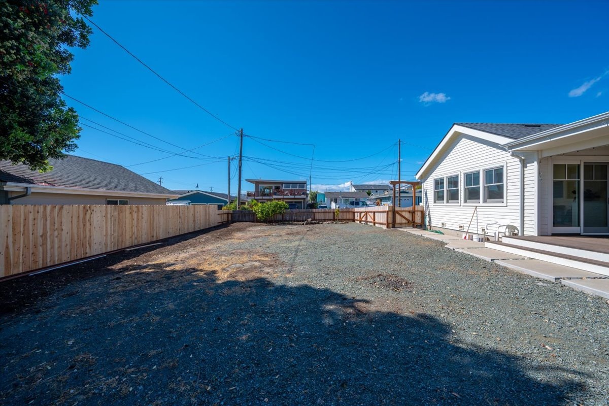 A rare fully fenced in space double lot.