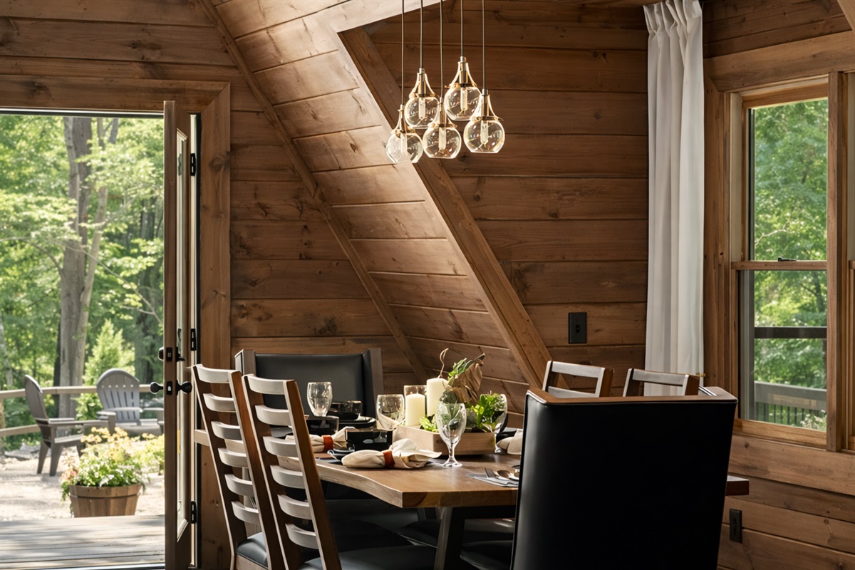 Gather around the table where meals turn into stories. Warm wood, soft light, and connection that lingers long after plates are cleared.