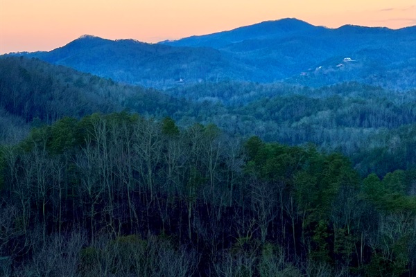 Sunset views from the cabin decks