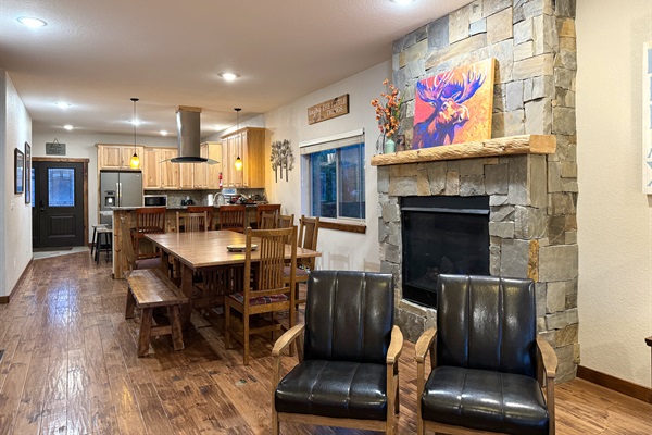 Dining Area and Kitchen