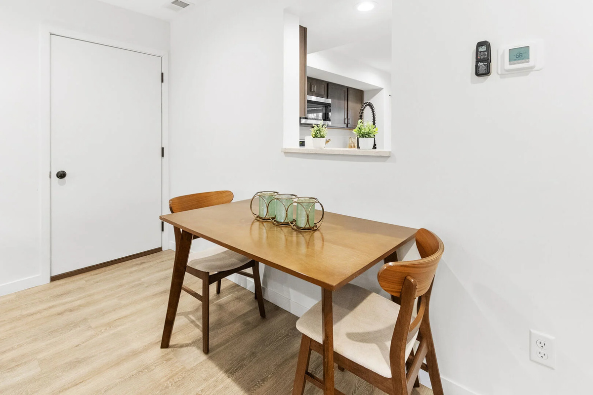 Dining table seats 2