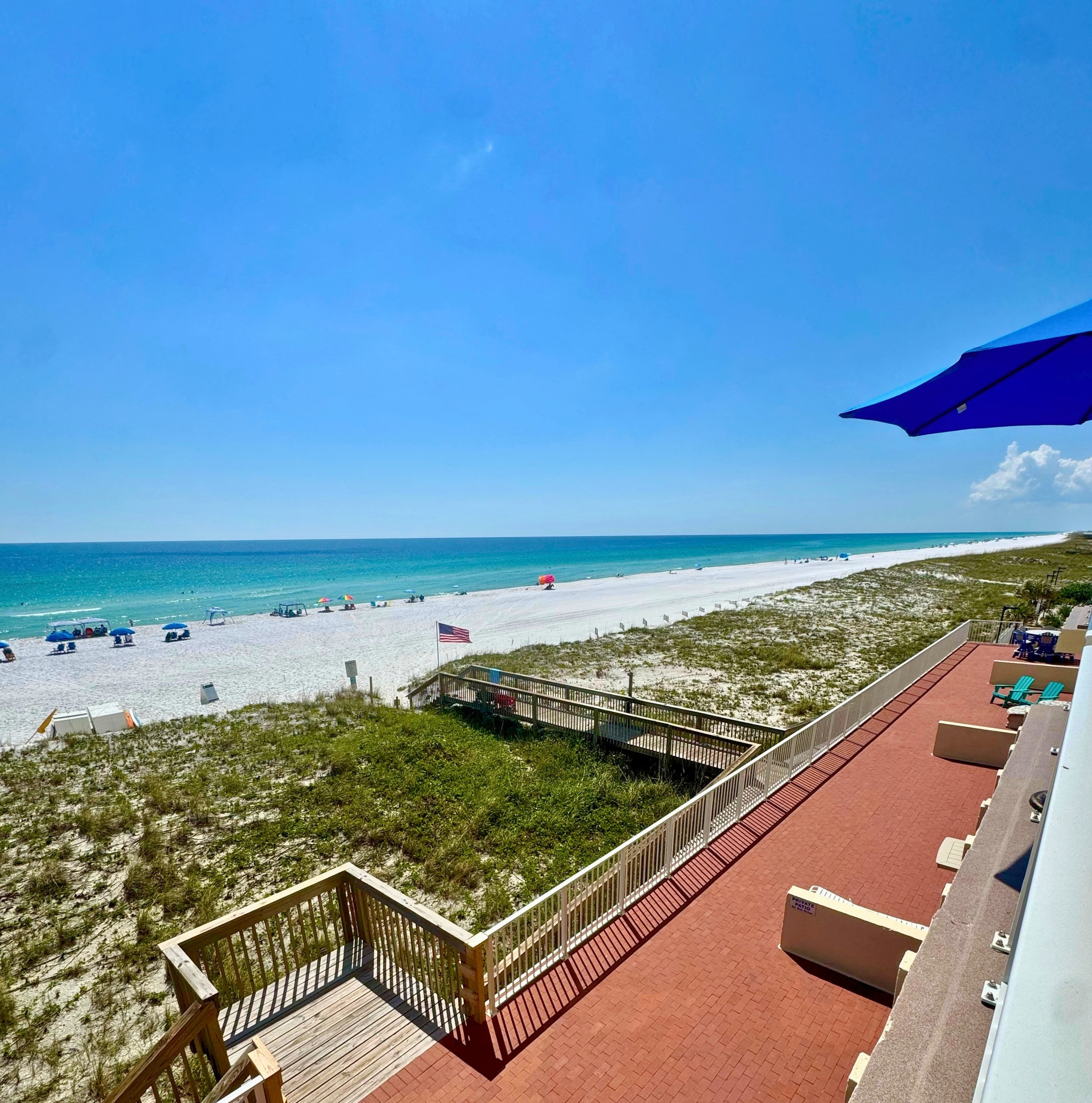 Boardwalk from Sans Souci Building to Beach