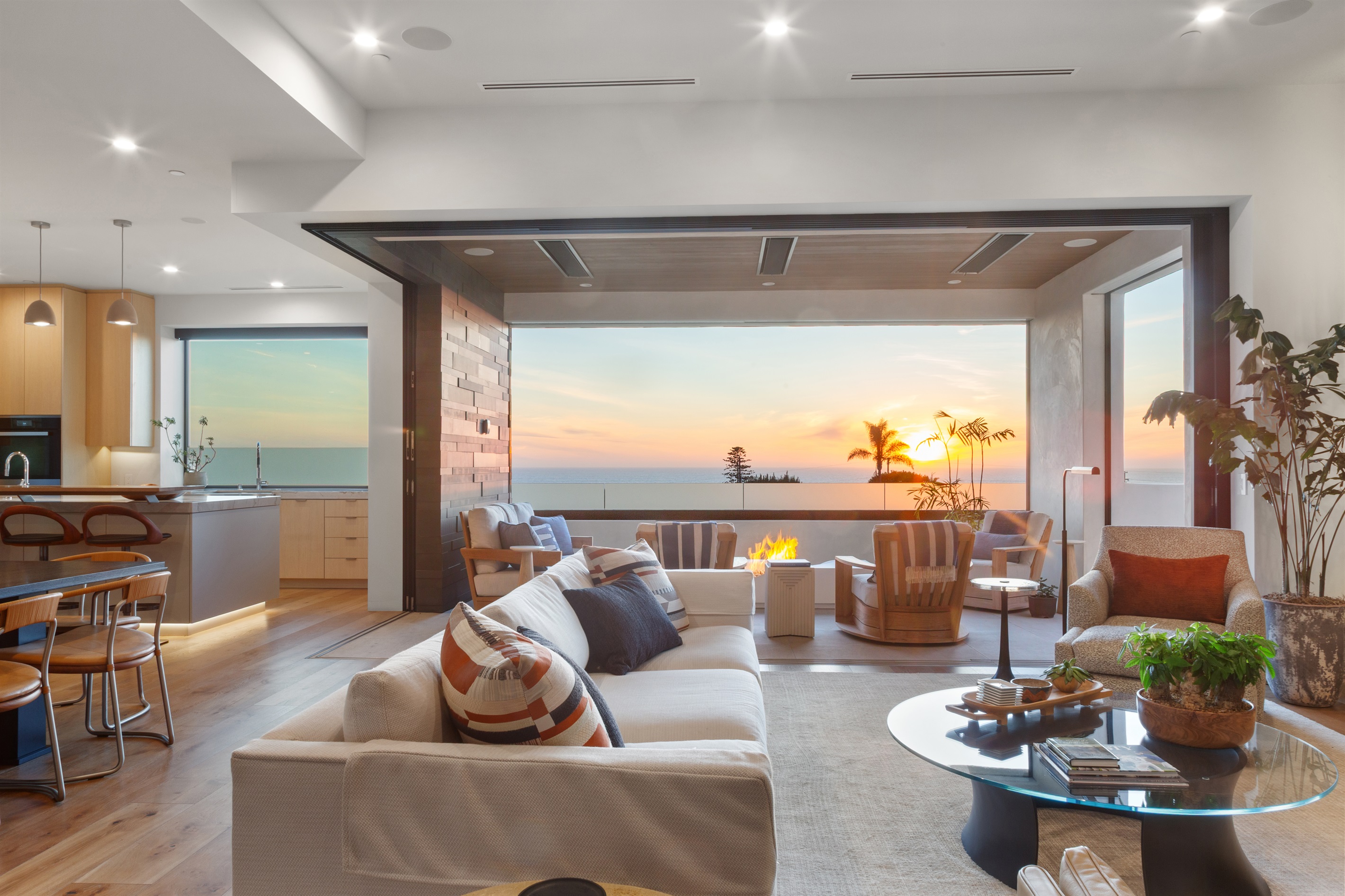 Spectacular sunsets from your Living Room