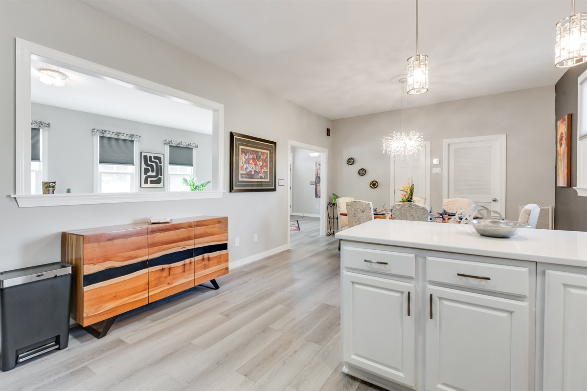 Dining & Kitchen Area: Modern elegance meets vibrant decor for memorable meals and gatherings!