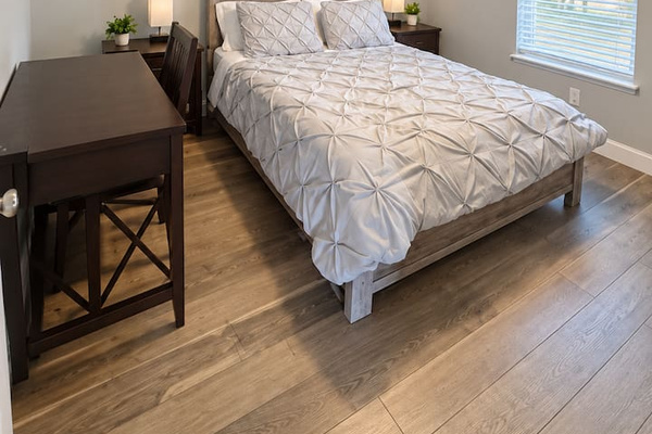 Bedroom Retreat: Bright and airy with stylish decor, perfect for your Myrtle Beach getaway!