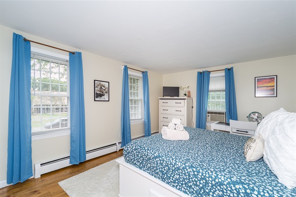 Another queen bedroom for added comfort.