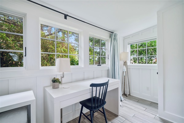 PRIMARY BEDROOM - quiet work from home space