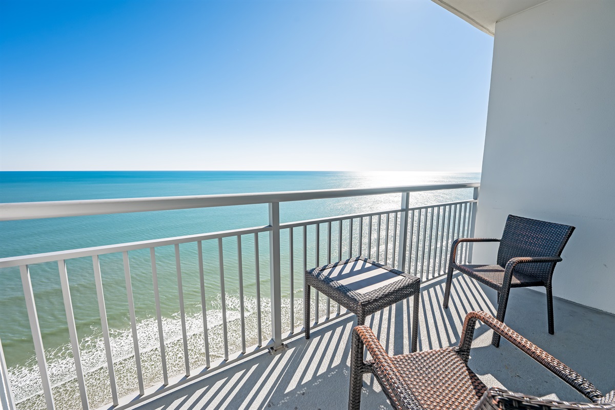 Breathtaking Views from Balcony!