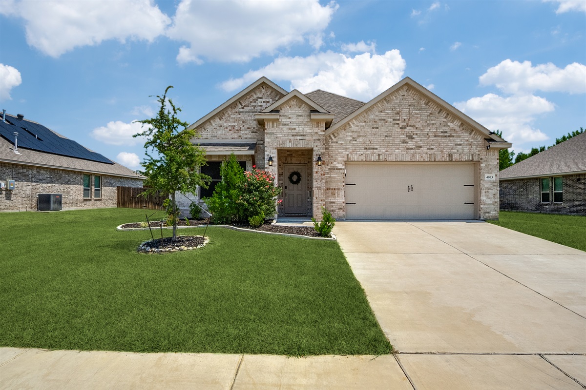 Exterior- front of the house