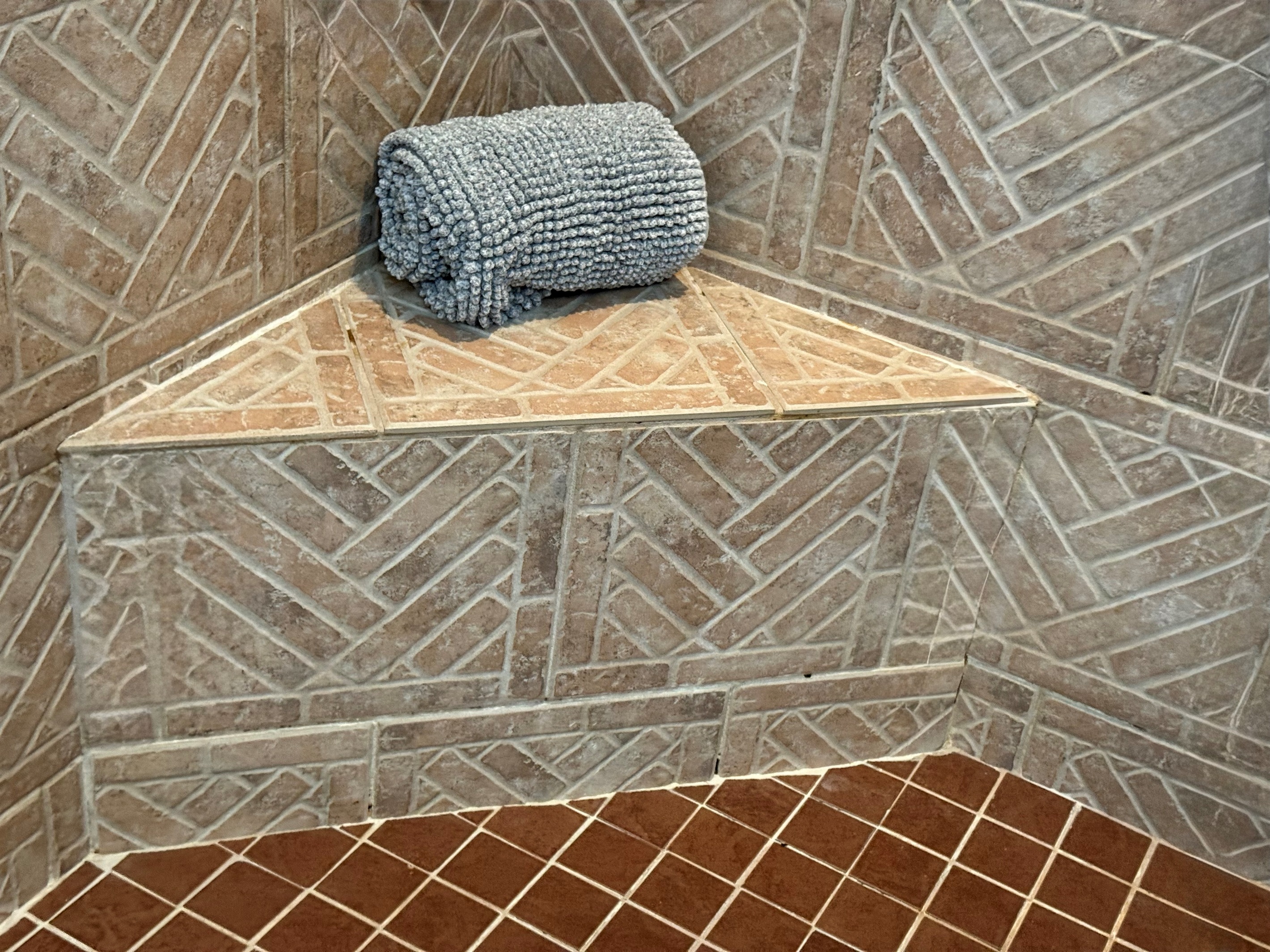 Barrier-Free Shower Seat • Professionally Sanitized