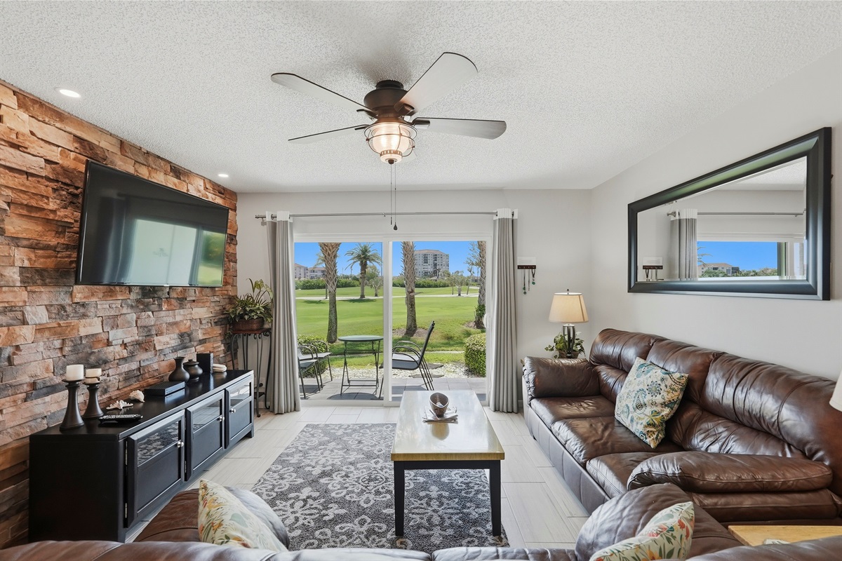 Spacious and sunlit, the living room is ideal for unwinding, streaming your favorite shows, or enjoying quality time together.