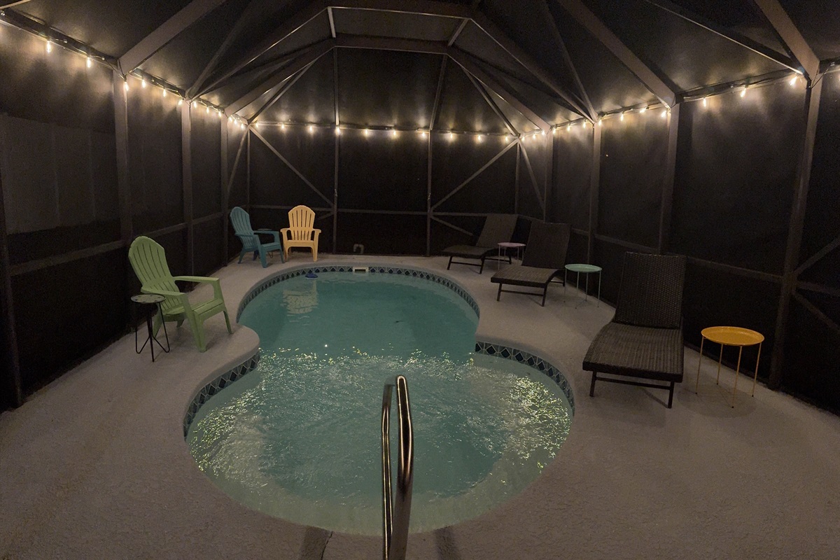 Enjoy an evening swim!