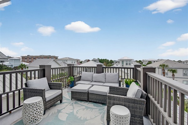 Great views from the top deck!