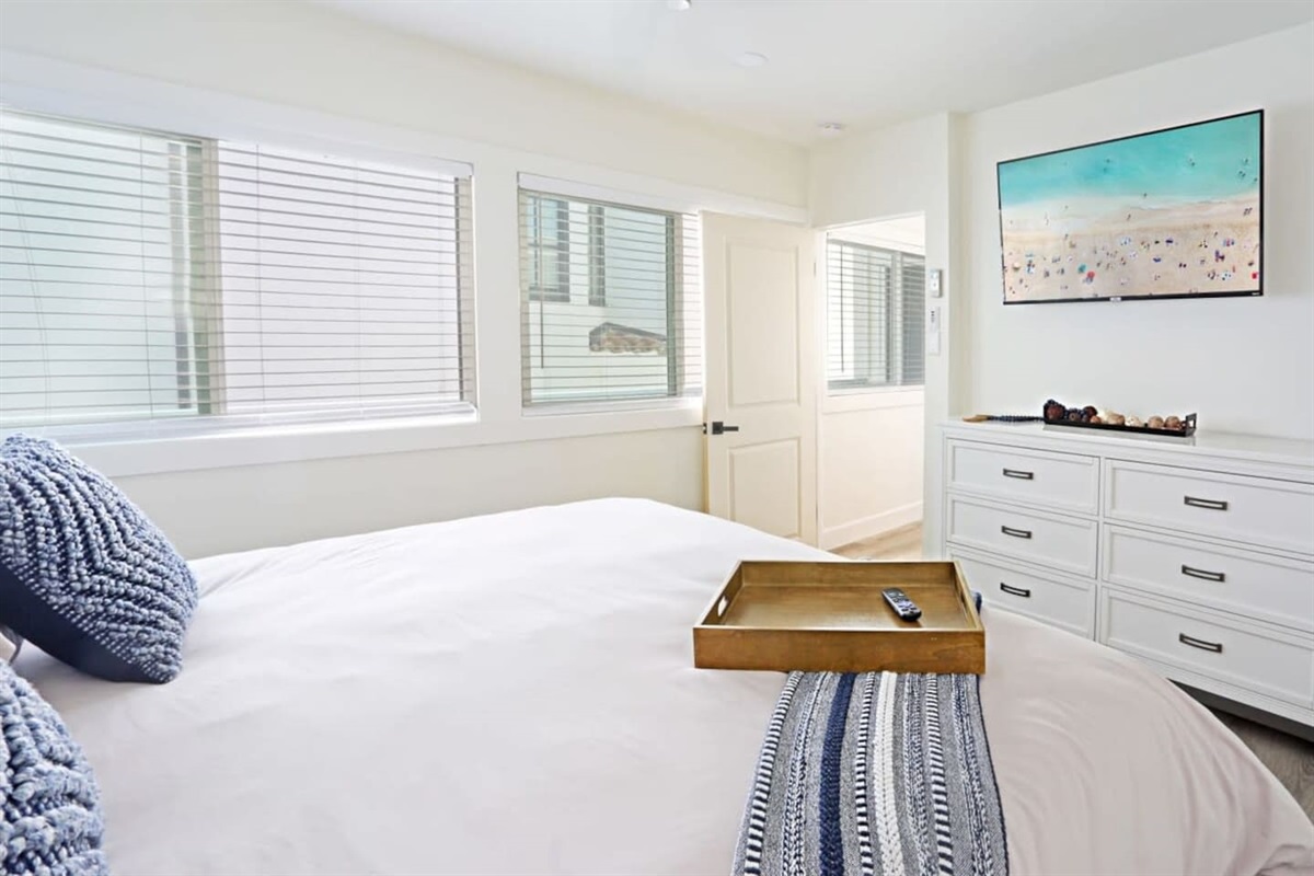 The bedroom also has a 50" TV with plenty of streaming channels for movie night or binge watching :)