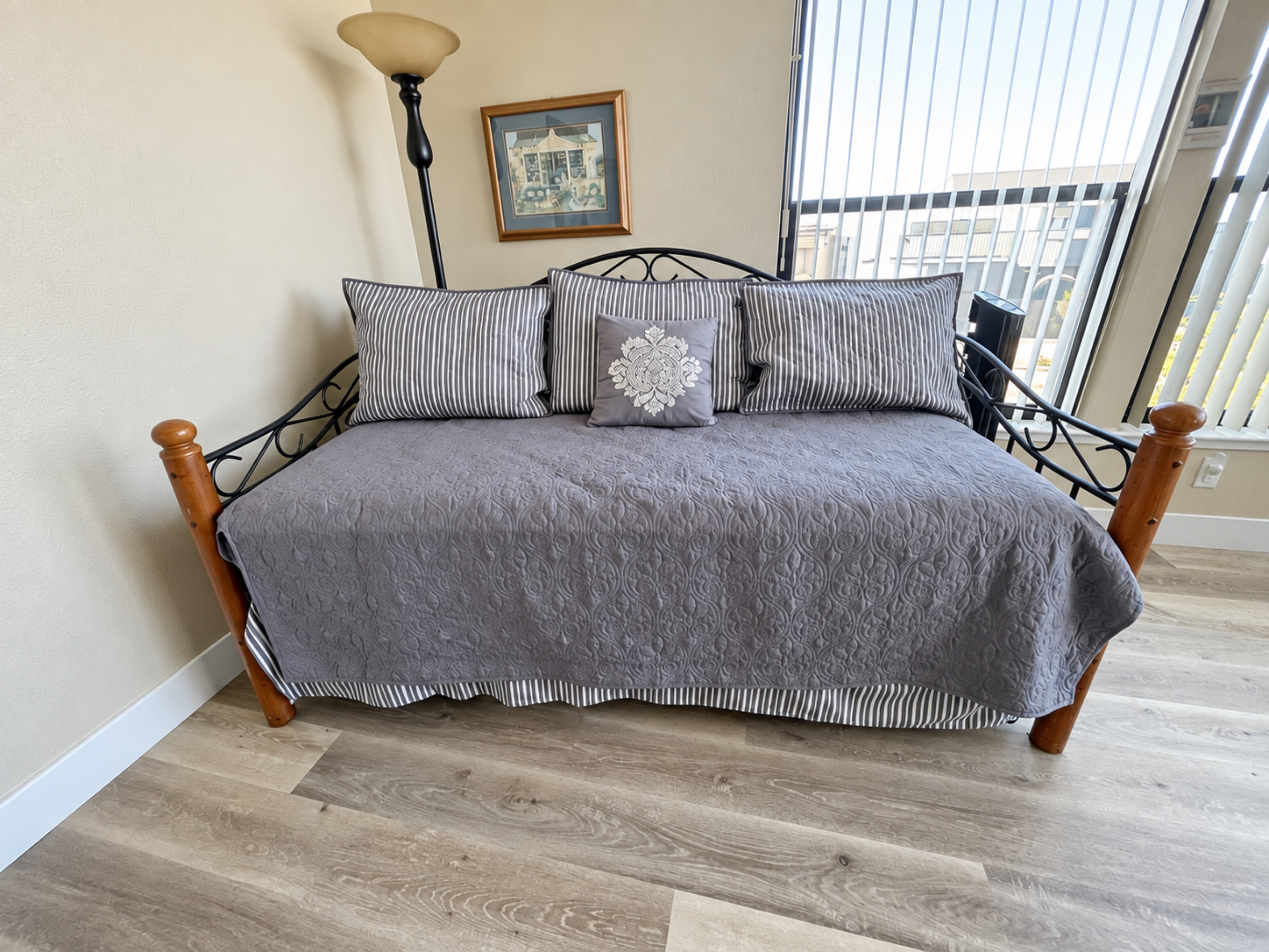 Trundle bed in Master Suite; 2-twins great for kids.