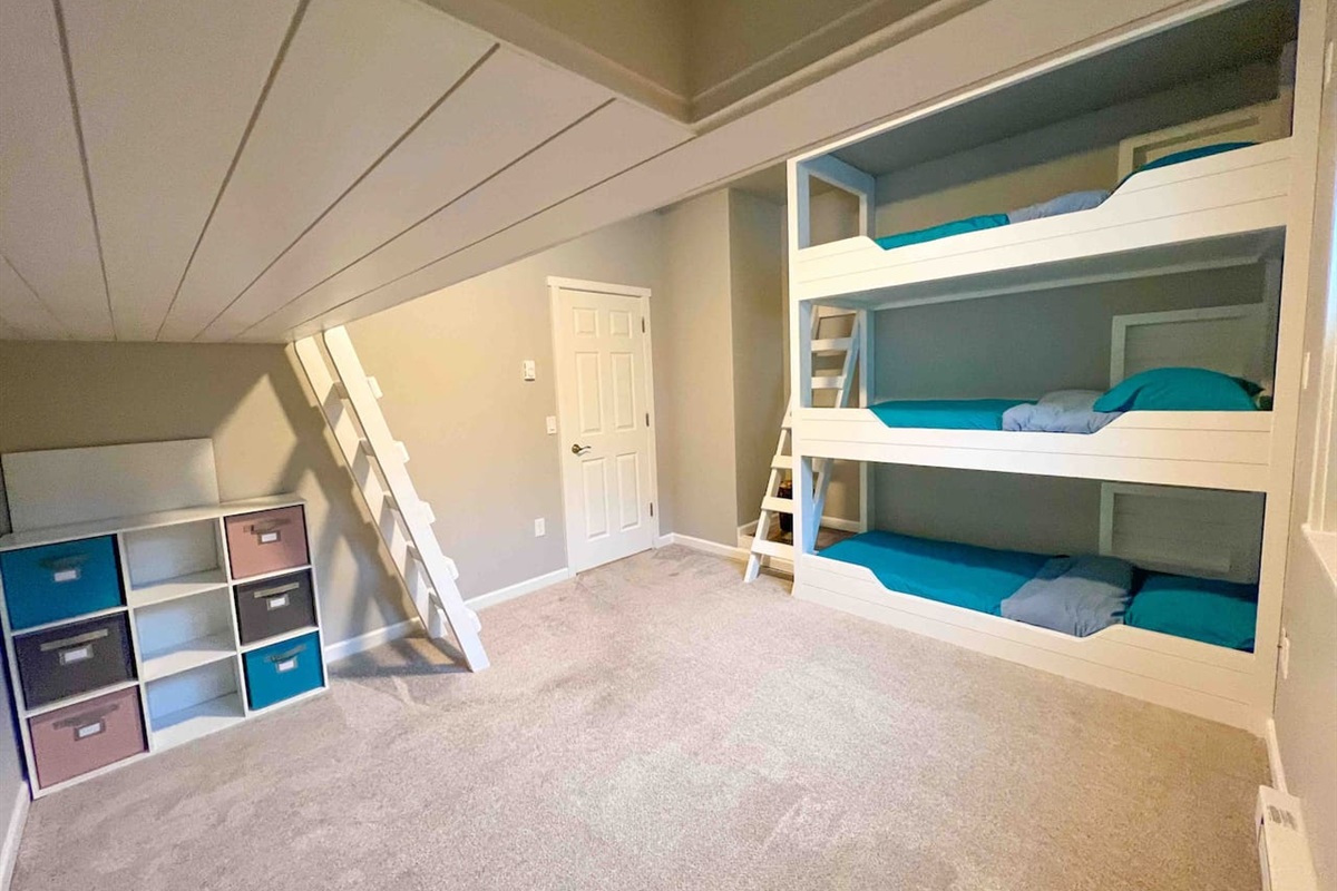 Triple Bunk room located on the 1st floor