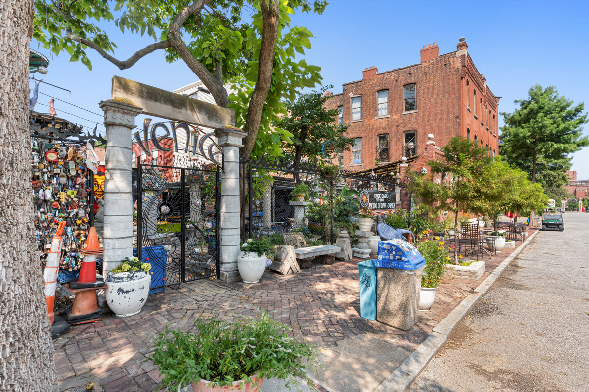 Grab lunch at Venice Cafe, directly across the street.