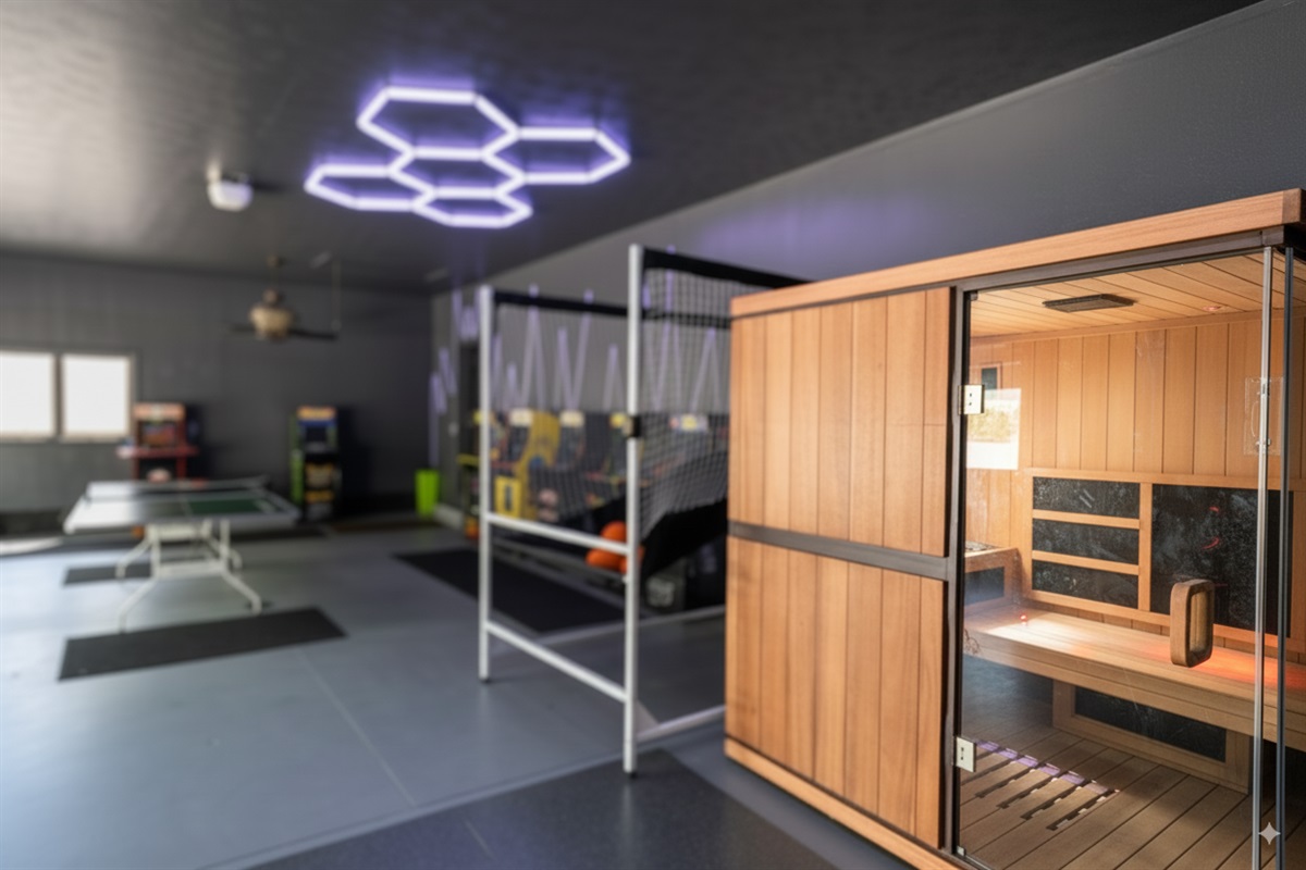 Relax and rejuvenate in our serene sauna.