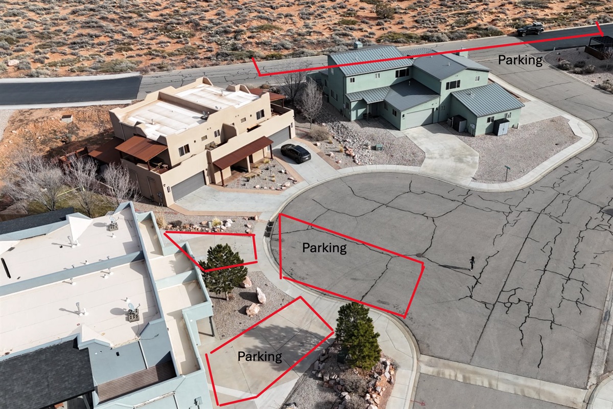 Plenty of parking for all of your toys.