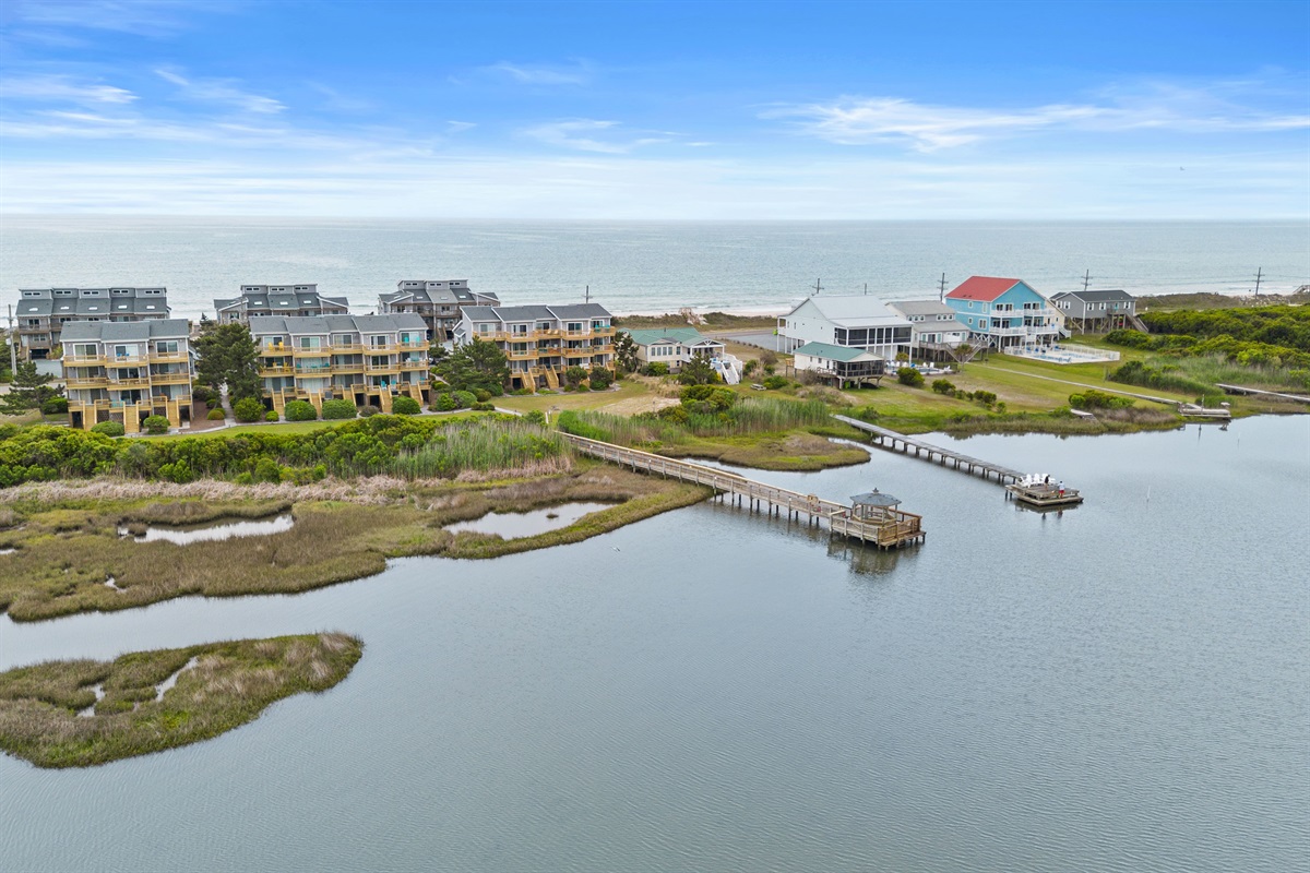 Soundfront setting at Trini Breeze with private dock and stunning water views