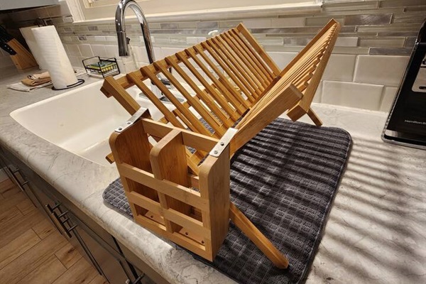 Dish drying rack. 