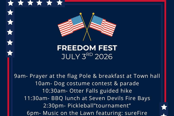 Seven Devils 4th of July / Independence Day "Freedom Fest" 2026 Events! More info on the Seven Devils NC town page