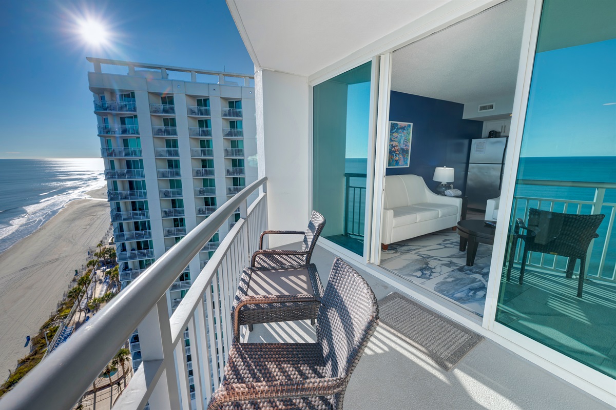 Amazing View from the Balcony!