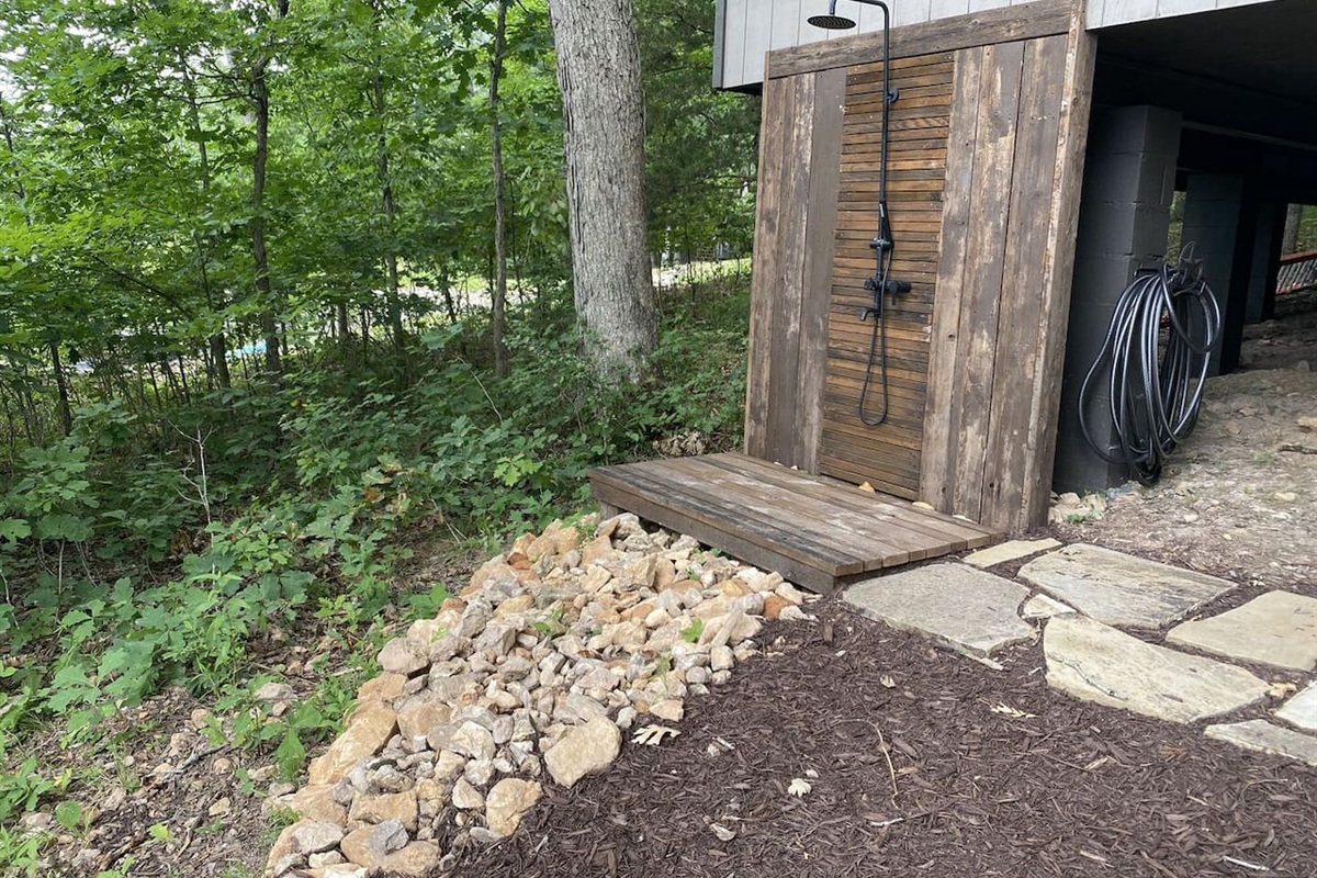 Outdoor shower