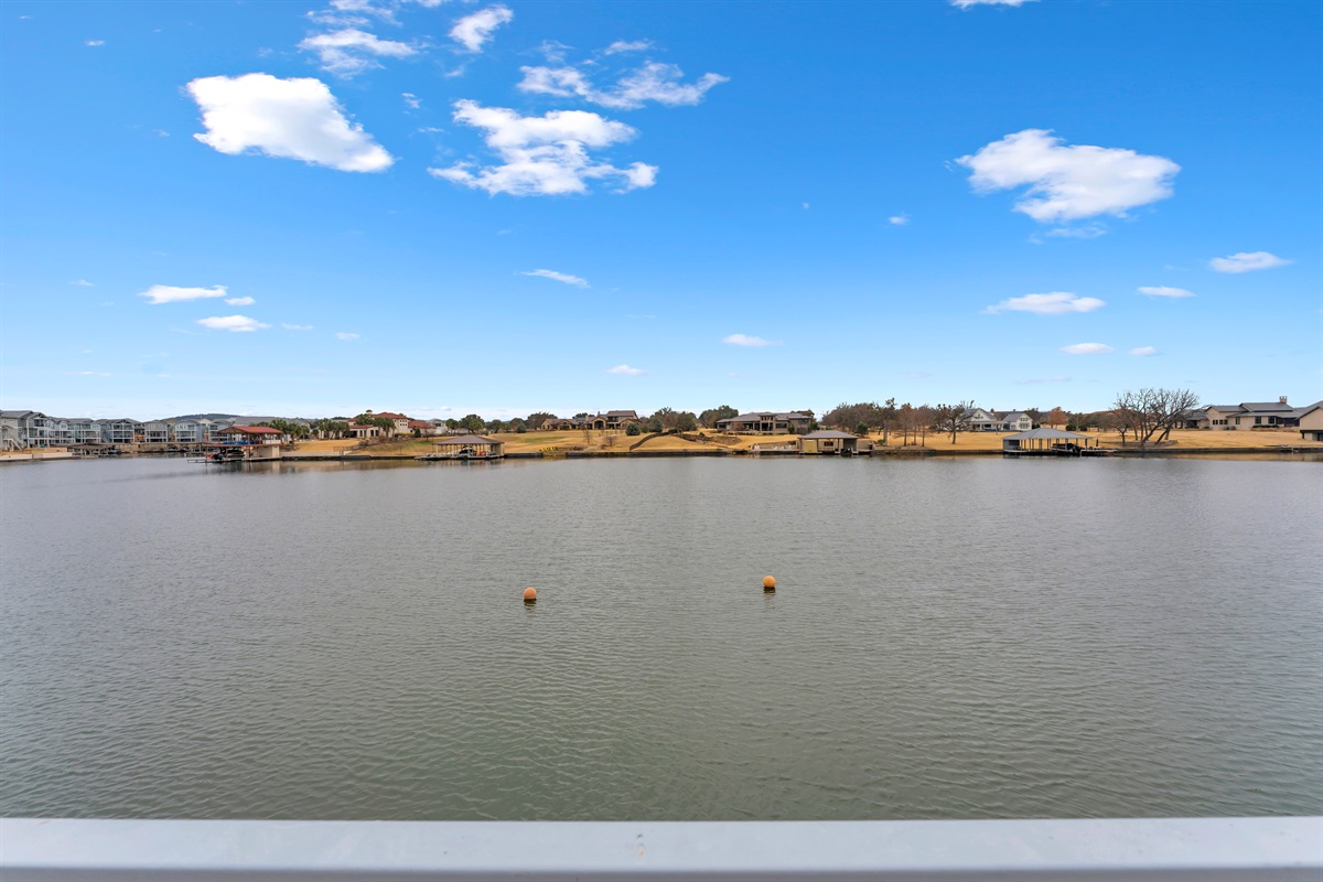 View of Water from Top Boat Deck
