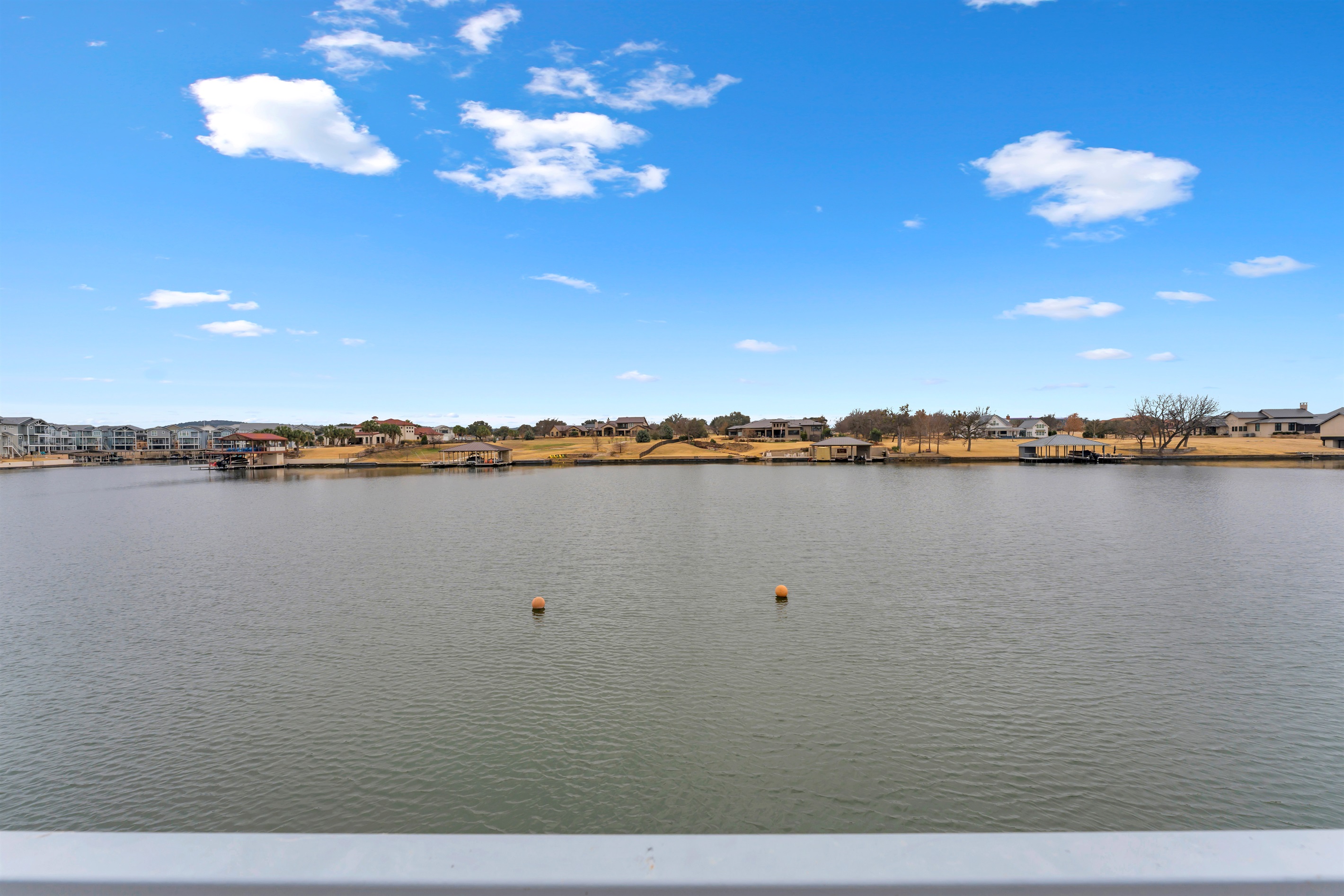 View of Water from Top Boat Deck