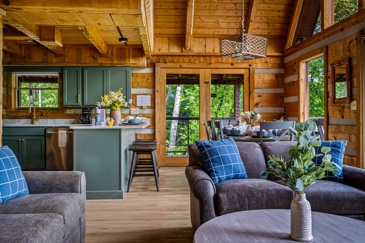 Open-concept, main level family room.