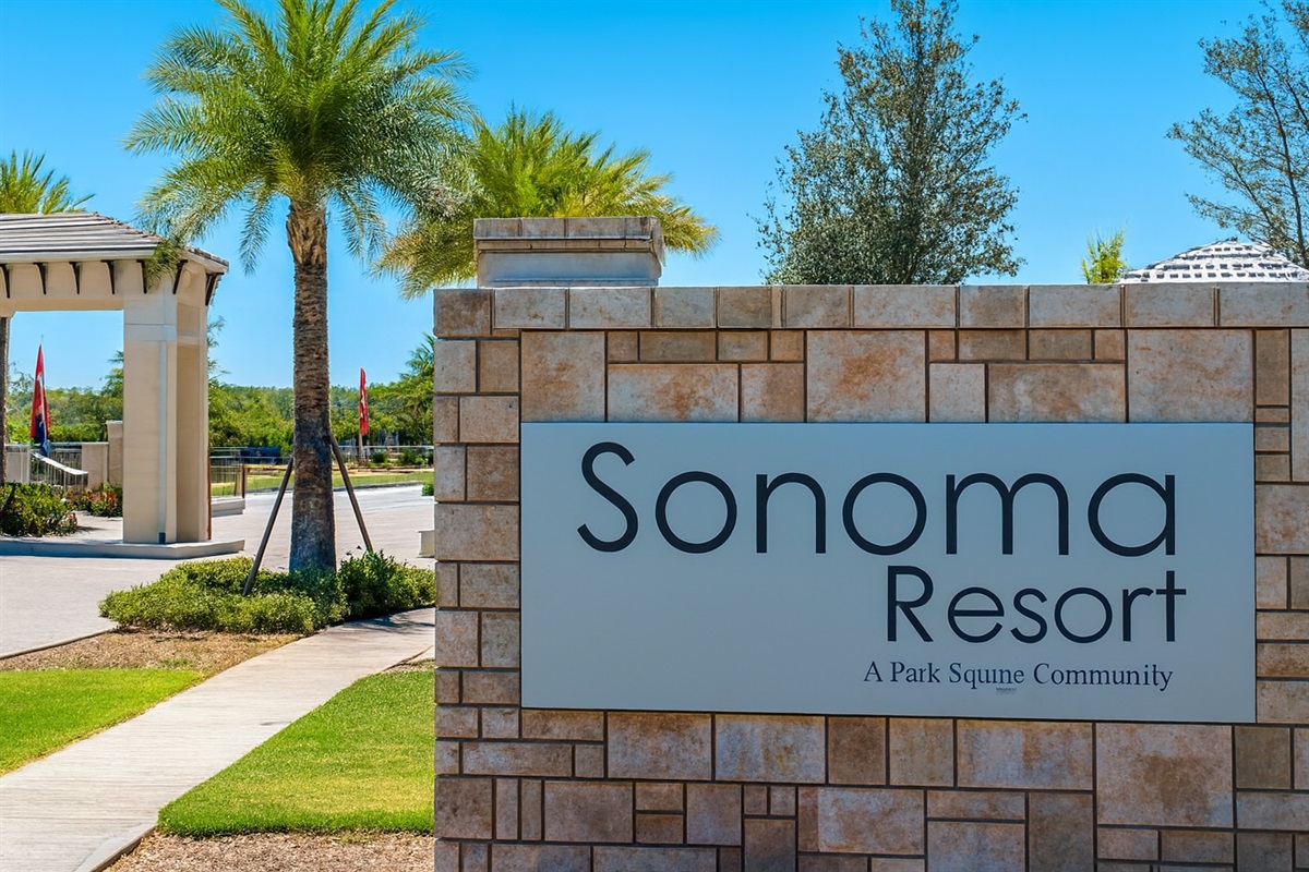 Our luxury villa is located at the exclusive Sonoma Resort